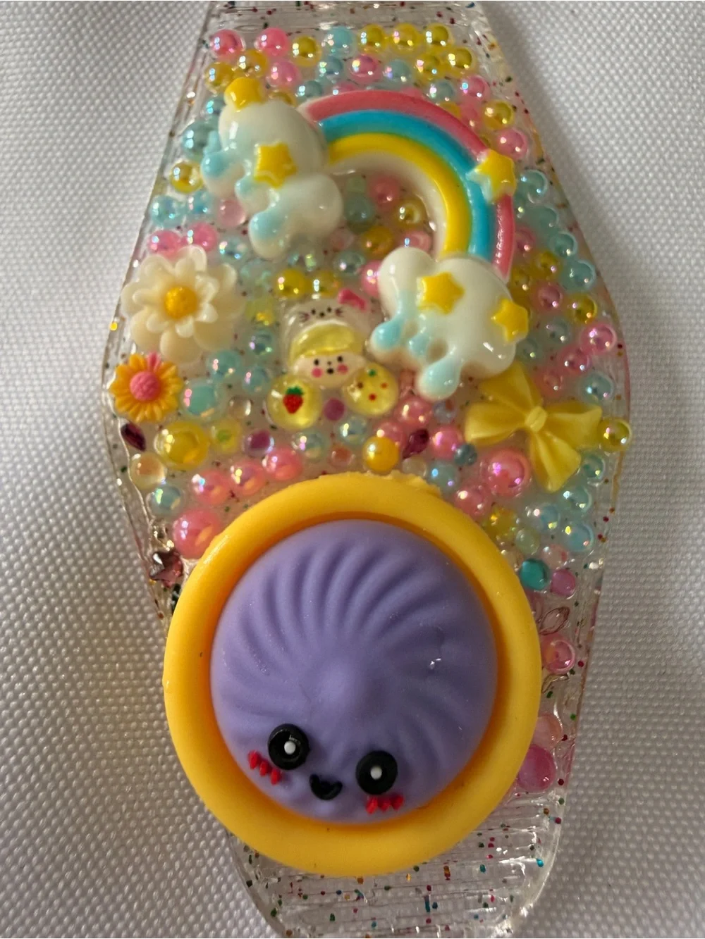 Kawaii Dumpling Charm Keychain